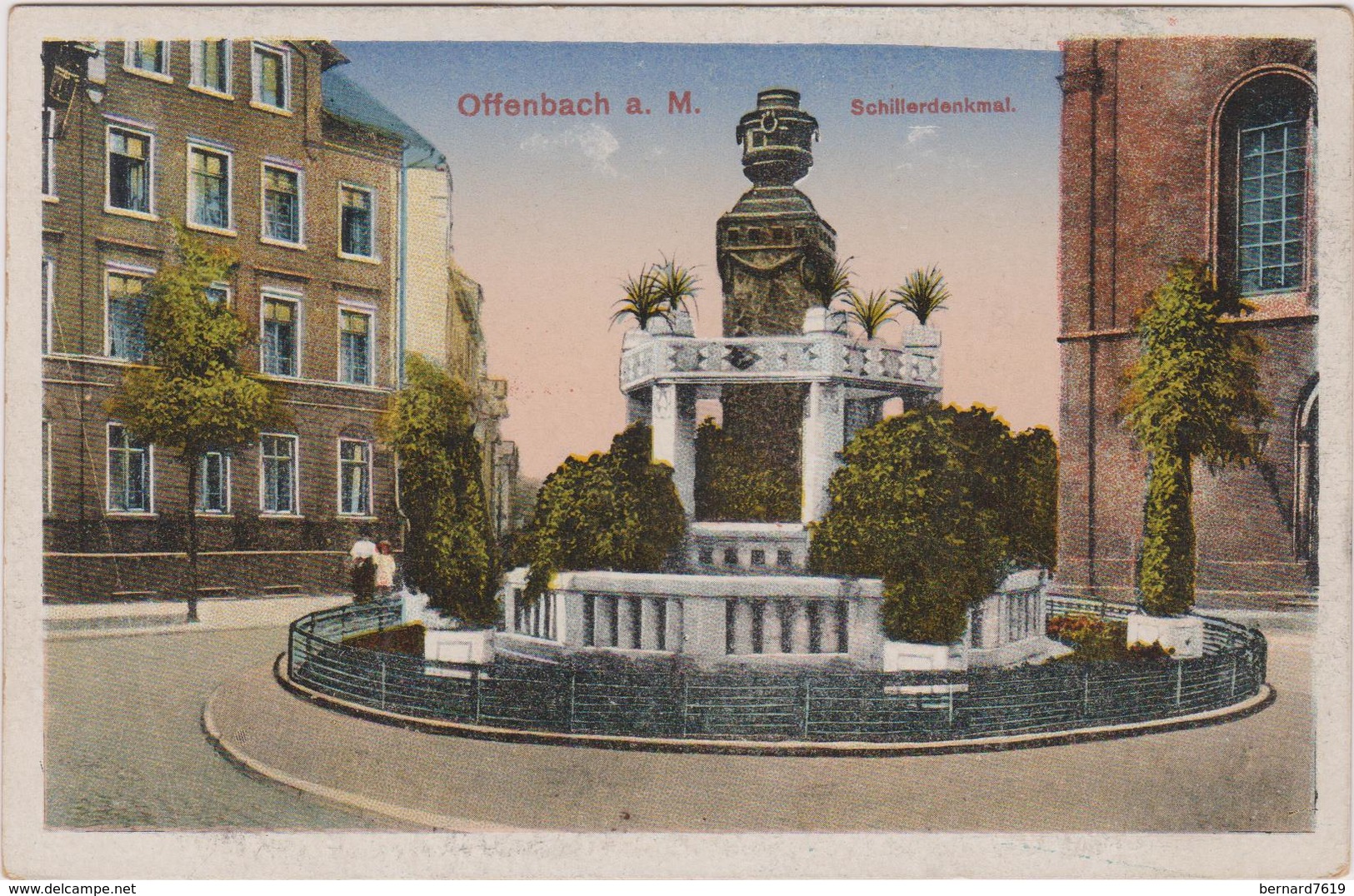 Allemagne   Offenbach  A M  Schillerdenkmal - Offenbach