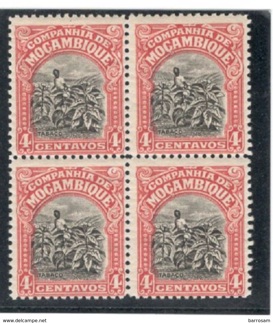 PORTUGESE MOZAMBIQUE1925:Michel155mnh** Block Of 4 - Mozambique