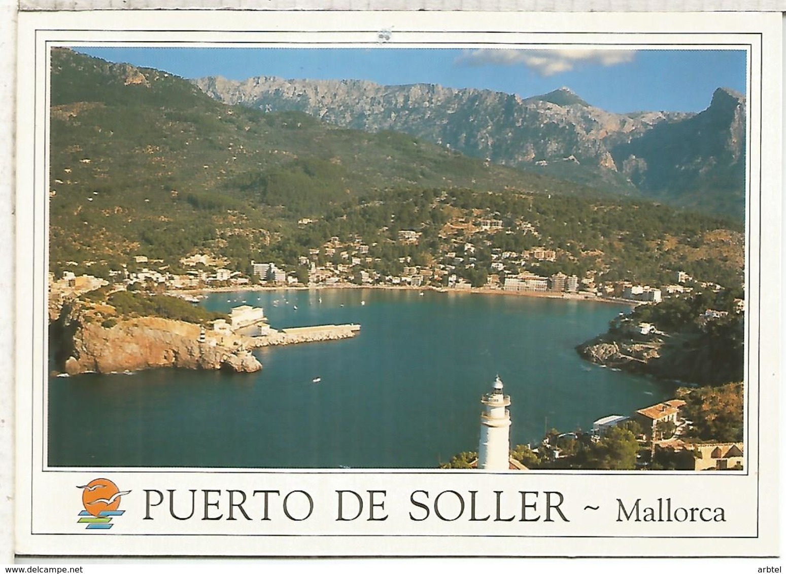 SOLLER BALEARES TP CORREO TURISTICO ENCAMINADO POR OPERADOR POSTAL EXTRANJERO TOURISTIC MAIL VIA SPAIN TNT WITH LABEL 20 - Storia Postale