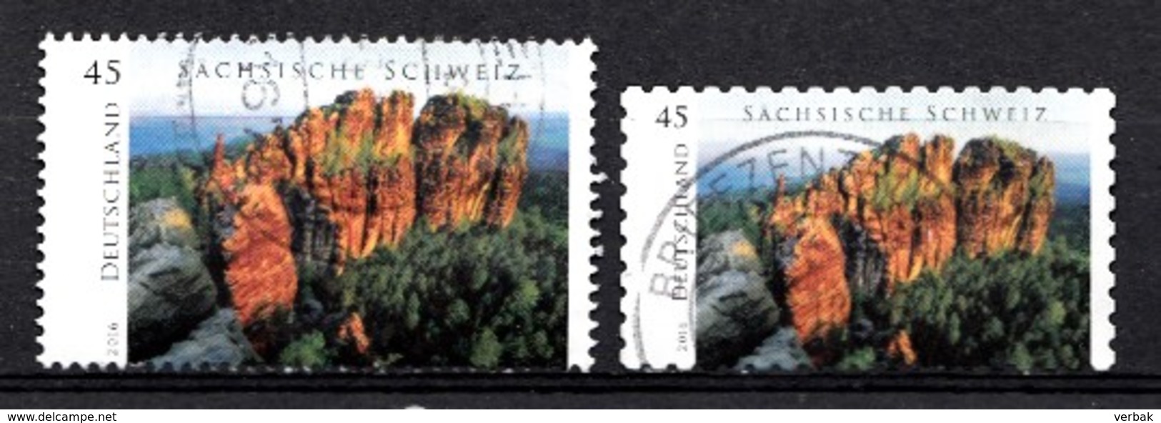 Bund 2016  Mi.nr.:3248+3251 Wildes Deutschland  Gestempelt / Oblitérés / Used - Used Stamps