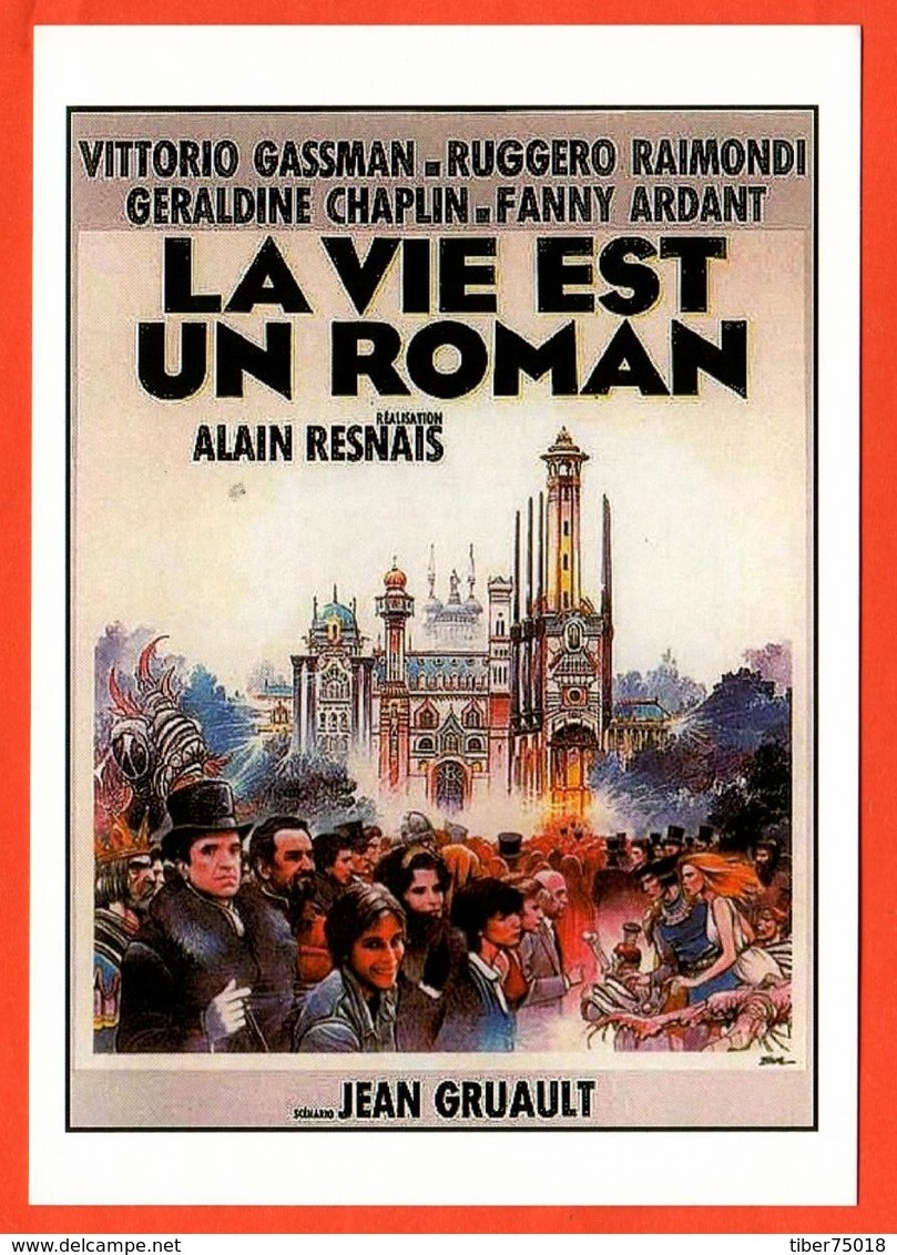 Carte Postale : La Vie Est Un Roman (cinéma - Affiche - Film) Illustration : Enki Bilal - Other & Unclassified