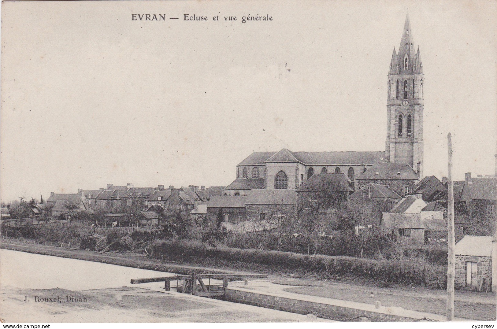 EVRAN - Ecluse Et Vue Générale - Evran