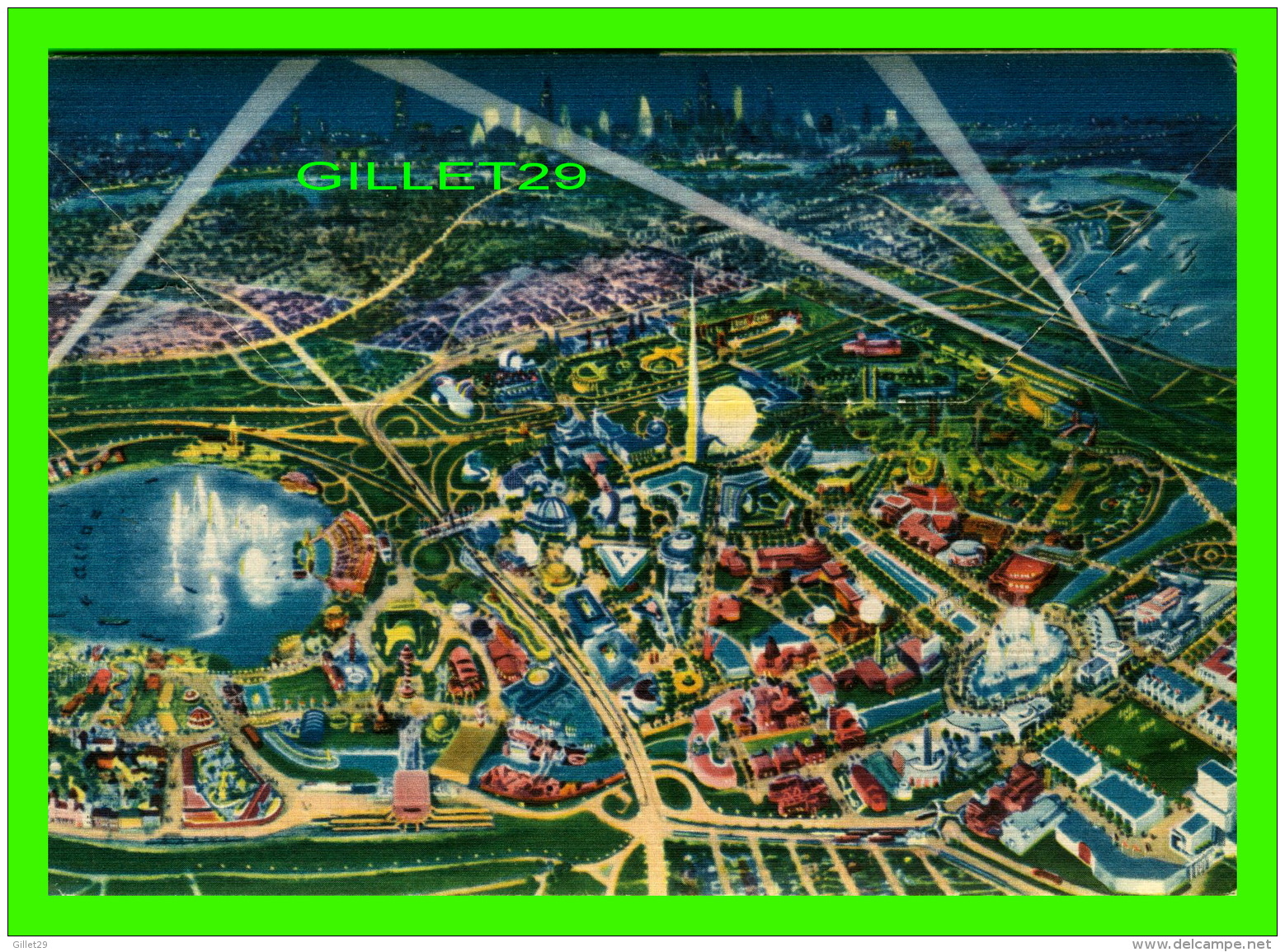 NEW YORK CITY, NY - NEW YORK WORLD'S FAIR FOLDER IN 1939 -  BY  THE GRINNELL LITHO CO - - Tentoonstellingen