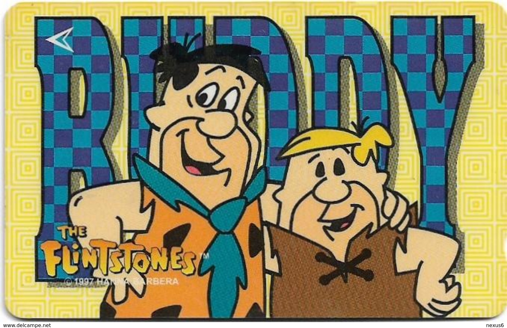 Singapore - Buddy, Flintstones, 115SIGA, 1997, Used - Singapour