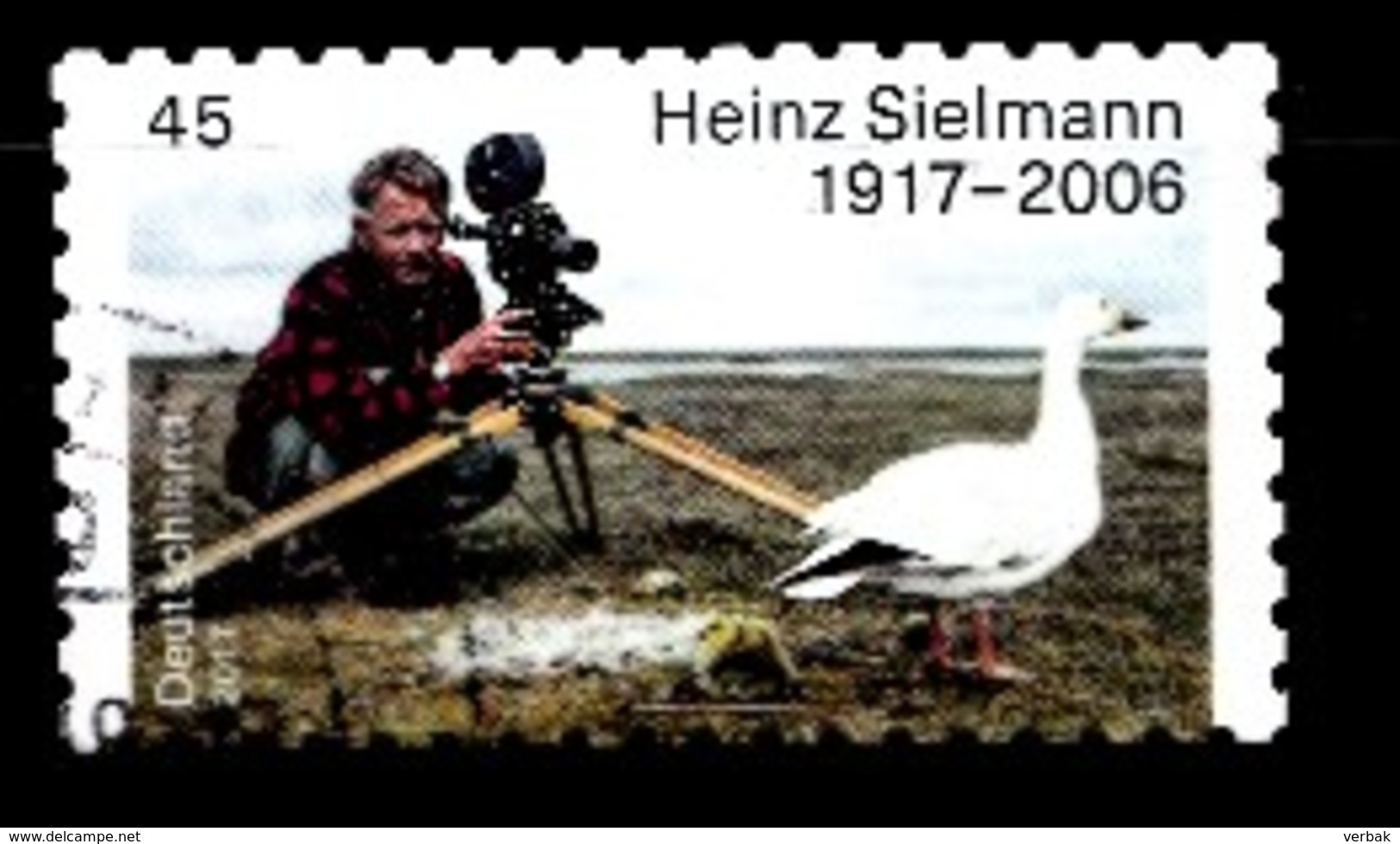 Bund 2017  Mi.nr.:3319 Geburtstag Heinz Sielmann  Gestempelt / Oblitérés / Used - Oblitérés