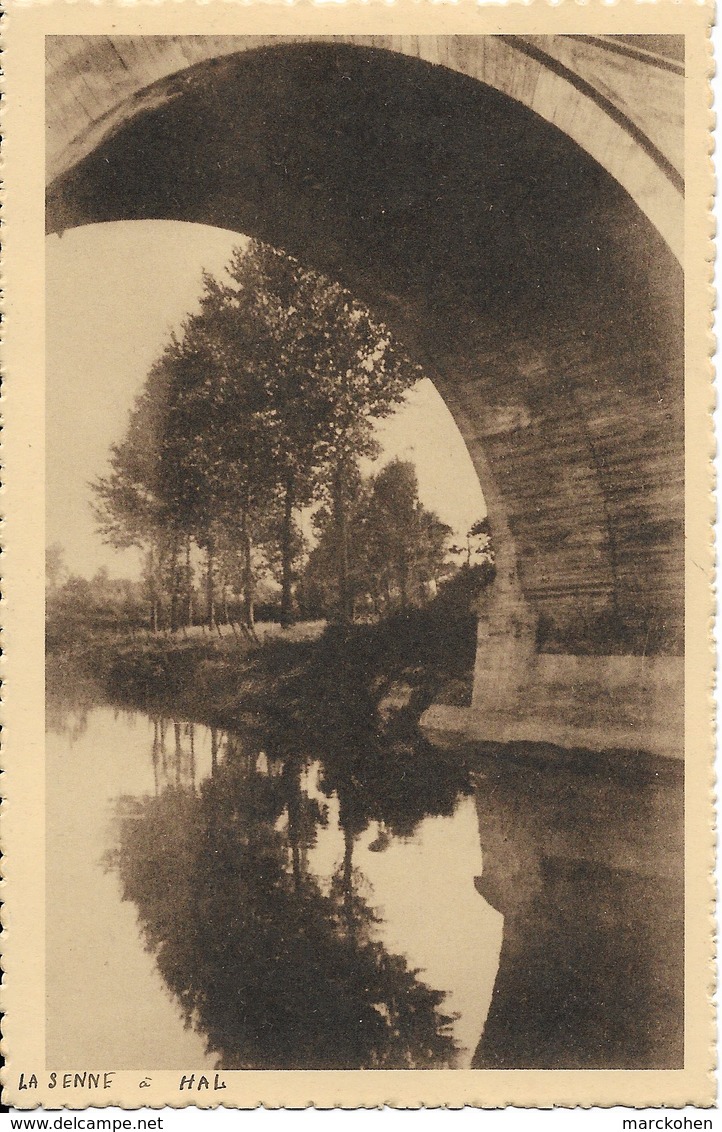 HALLE (1500) : HAL - La Senne à L'entrée De La Ville. CPSM. - Halle