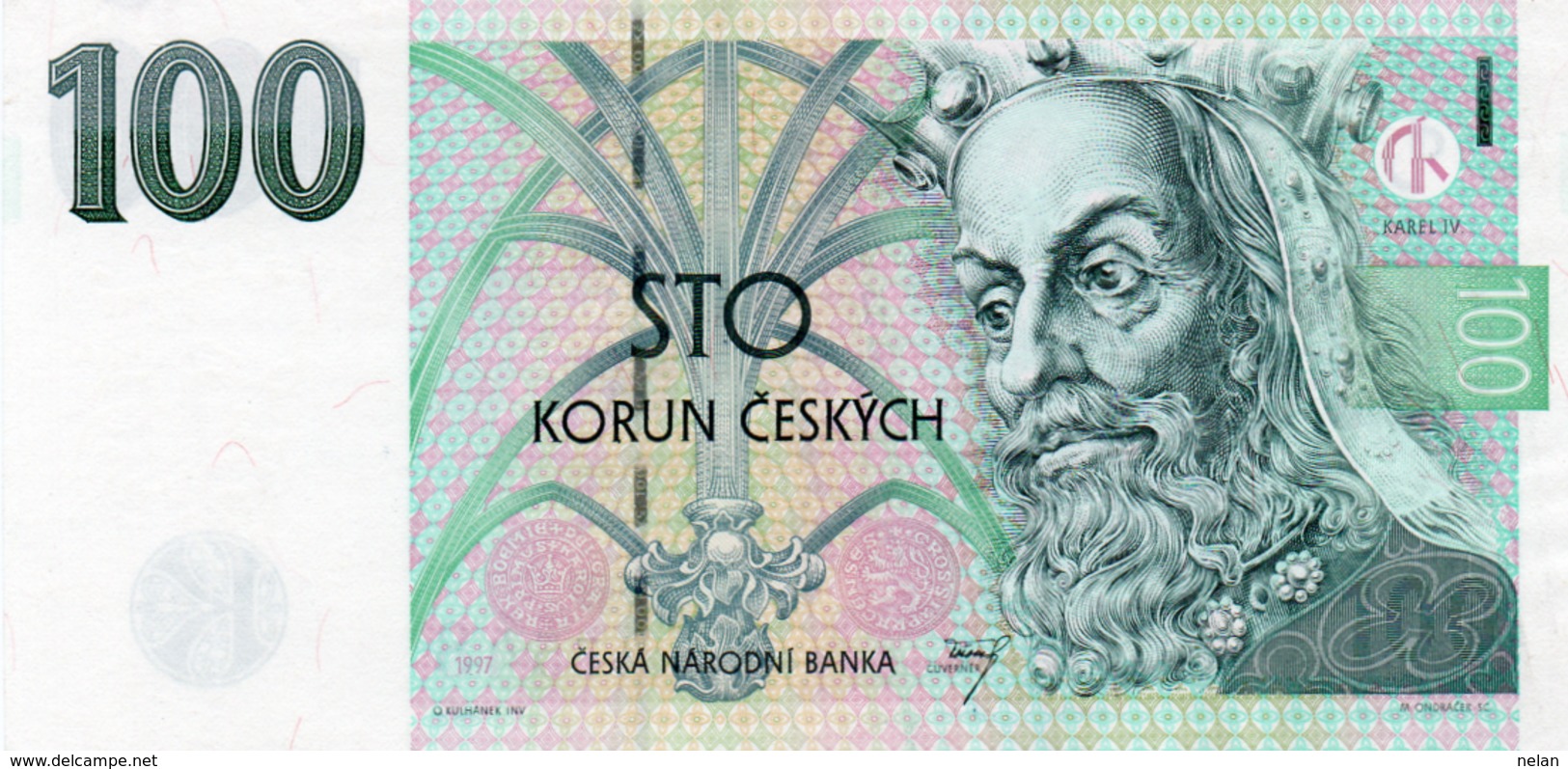 100 KORUN CESKYCH-1997 AUNC - Czech Republic