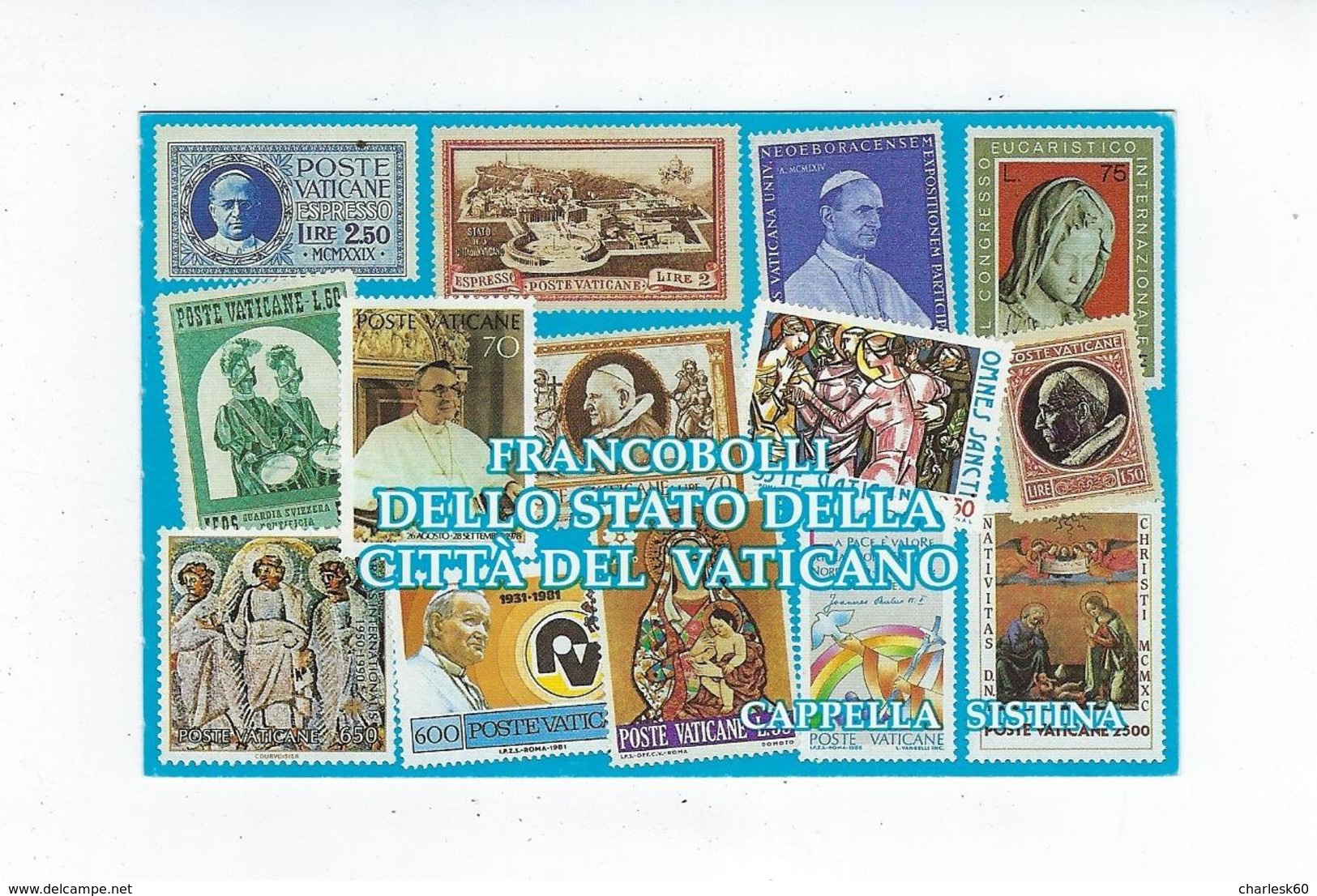 Timbres - Vatican - Bloc - Feuillet - Cappella Sistina - 1991 - Blocks & Sheetlets & Panes