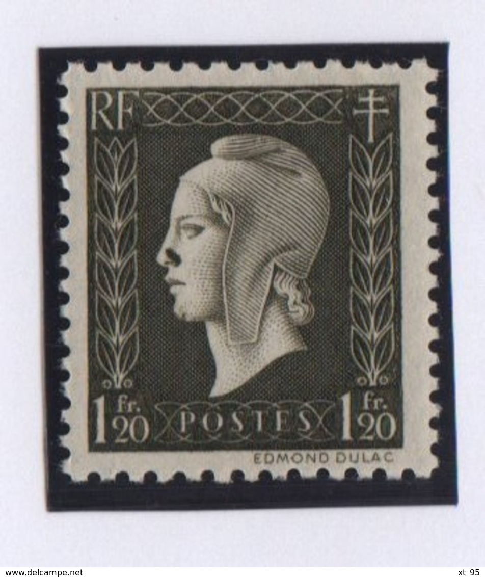 Marianne De Dulac - 1f20 Variete D Impression - Grain De Beaute Sur Le Nez - ** Neuf Sans Charniere - Unused Stamps