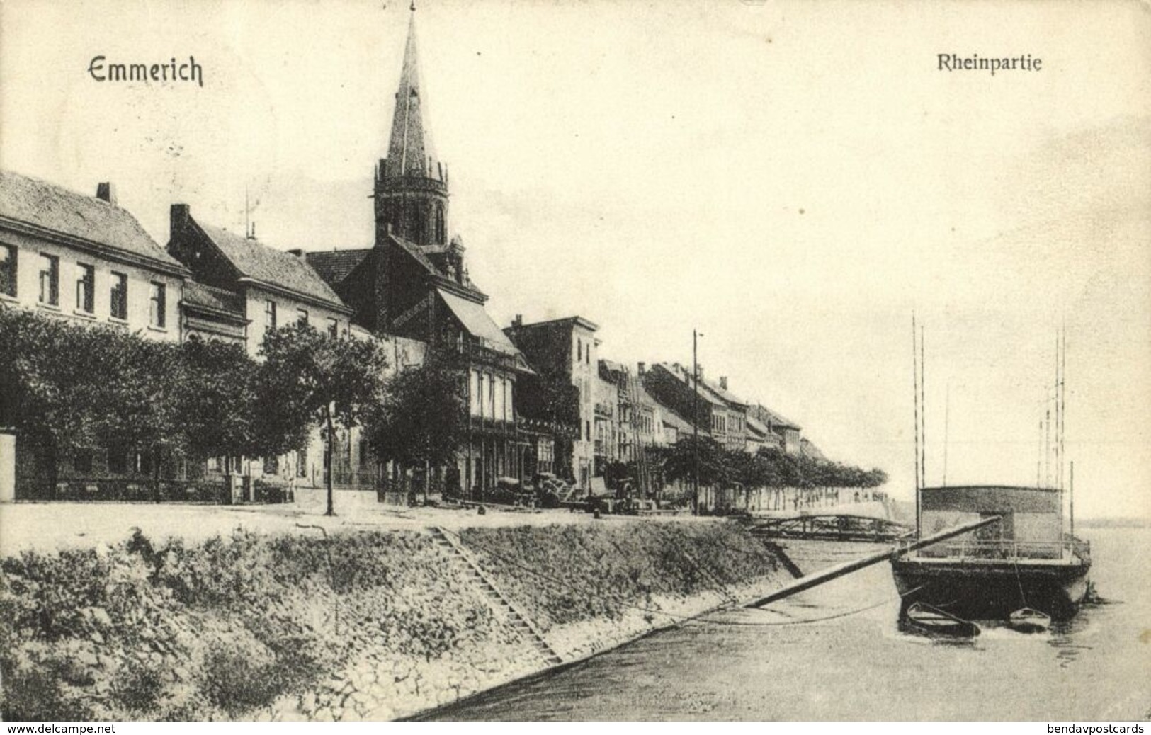 EMMERICH, Rheinpartie (1910) AK - Emmerich