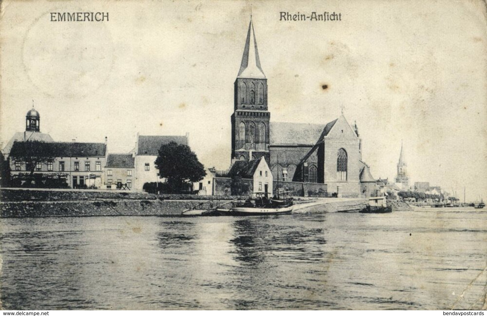 EMMERICH, Rhein-Ansicht (1910) AK - Emmerich