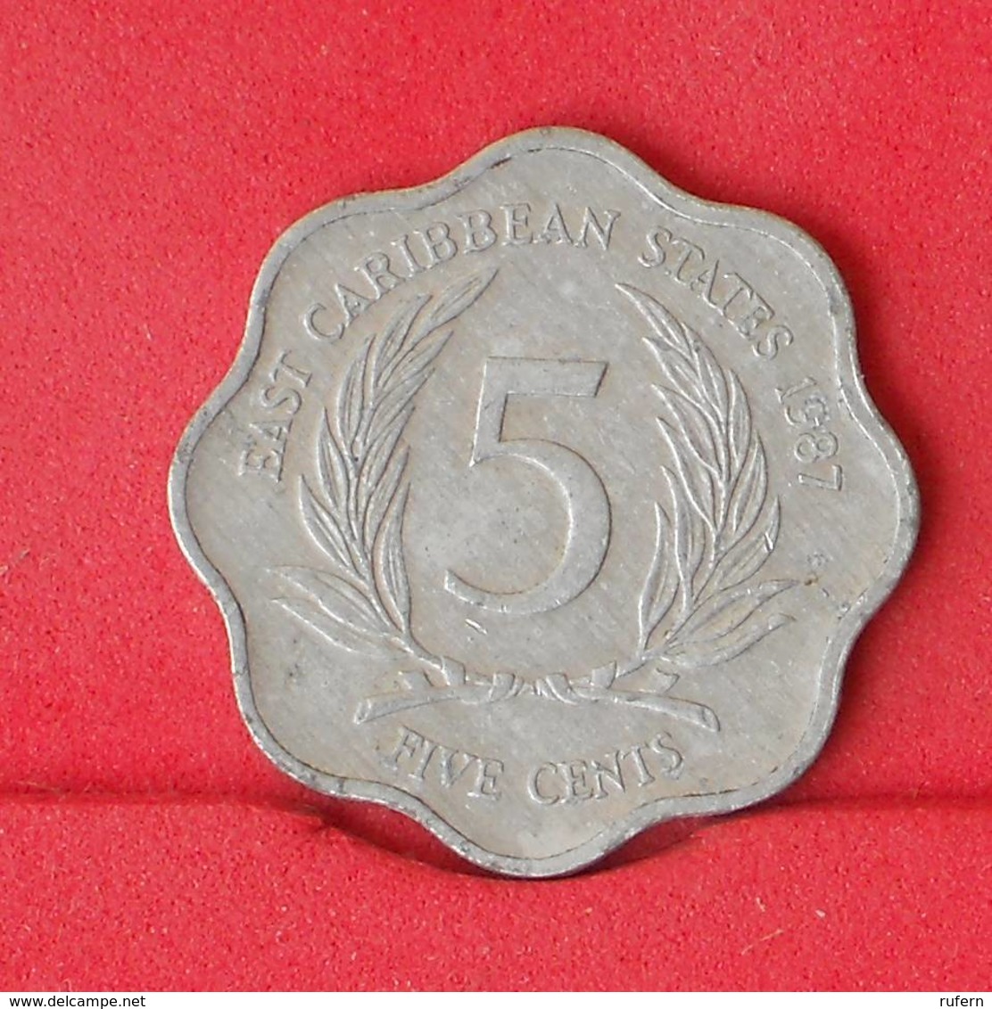 EAST CARIBBEAN STATES 5 CENTS 1987 -    KM# 12 - (Nº25058) - East Caribbean States