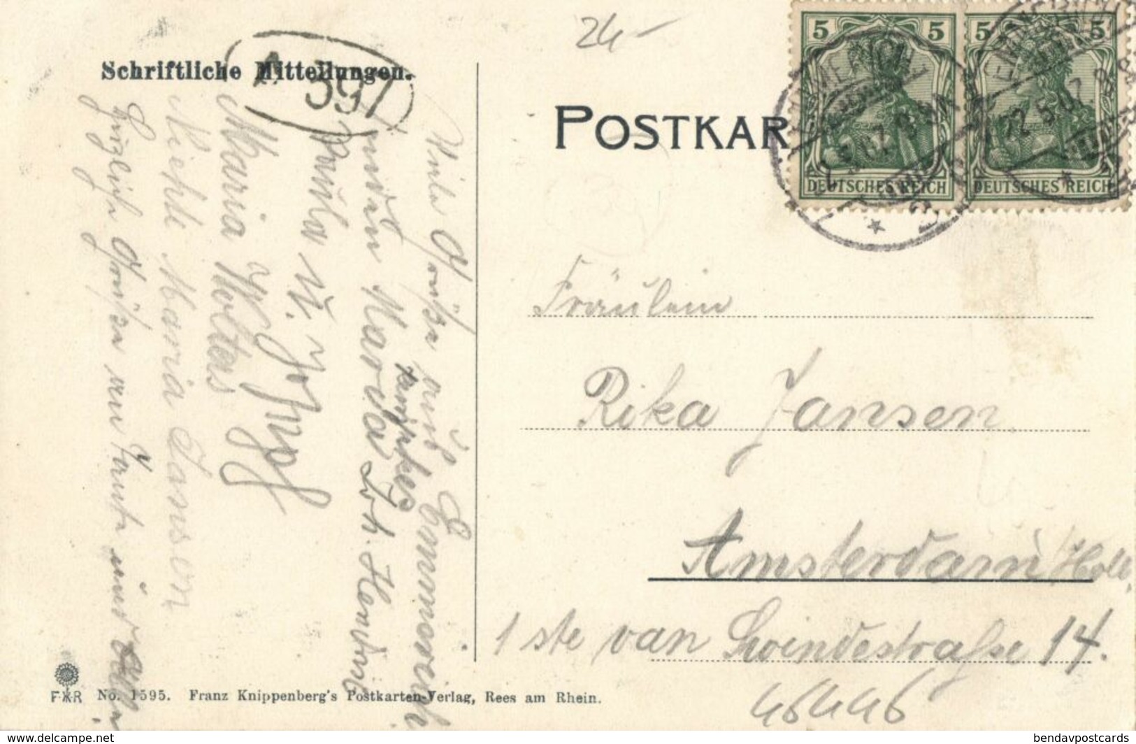 EMMERICH Am Rhein, Grosser Löwe (1907) AK - Emmerich