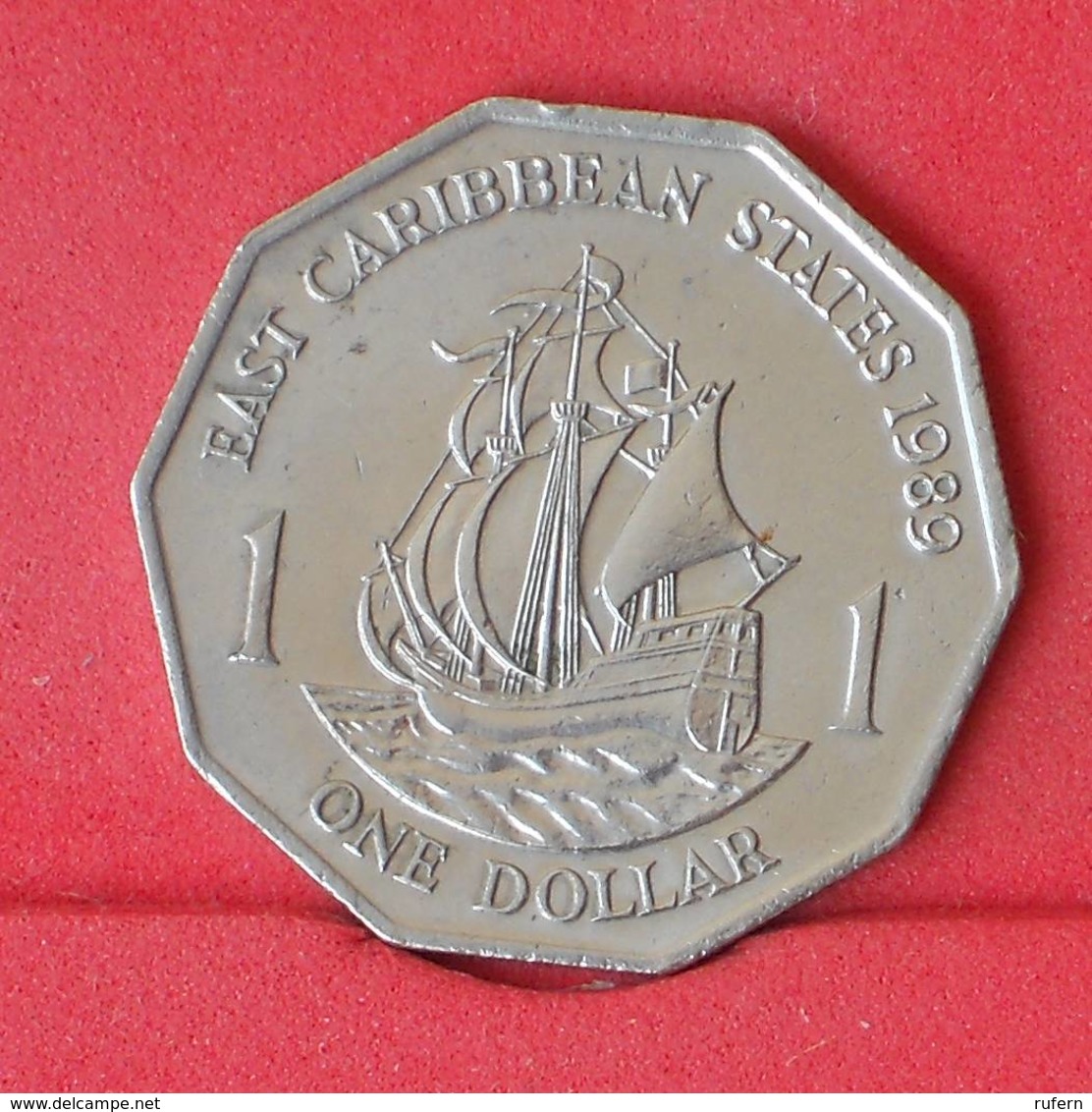 EAST CARIBBEAN STATES 1 DOLLAR 1989 -    KM# 20 - (Nº25060) - Caraïbes Orientales (Etats Des)