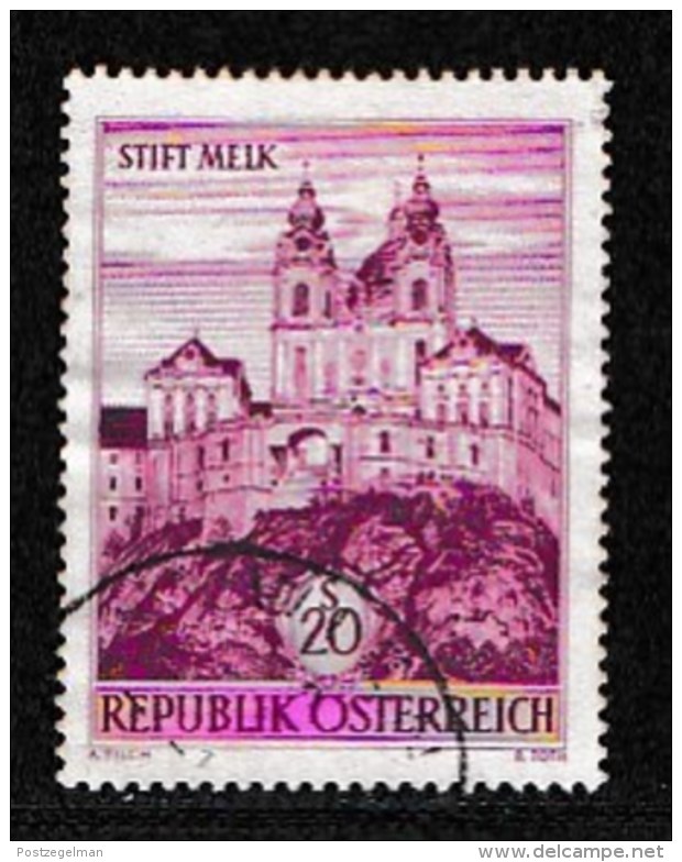 AUSTRIA, 1963, Cancelled Stamp(s) , Stift Milk, Mi 1128,  Scan U15101, - Used Stamps