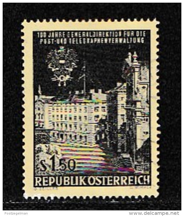 AUSTRIA, 1966, Cancelled Stamp(s) , PTT Headquarters, Mi 1202,  Scan U15133, - Used Stamps
