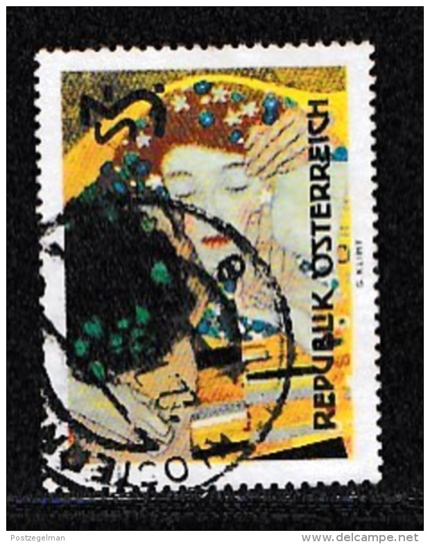 AUSTRIA, 1964, Cancelled Stamp(s) , The Kiss, Mi 1154,  Scan U15112, - Used Stamps