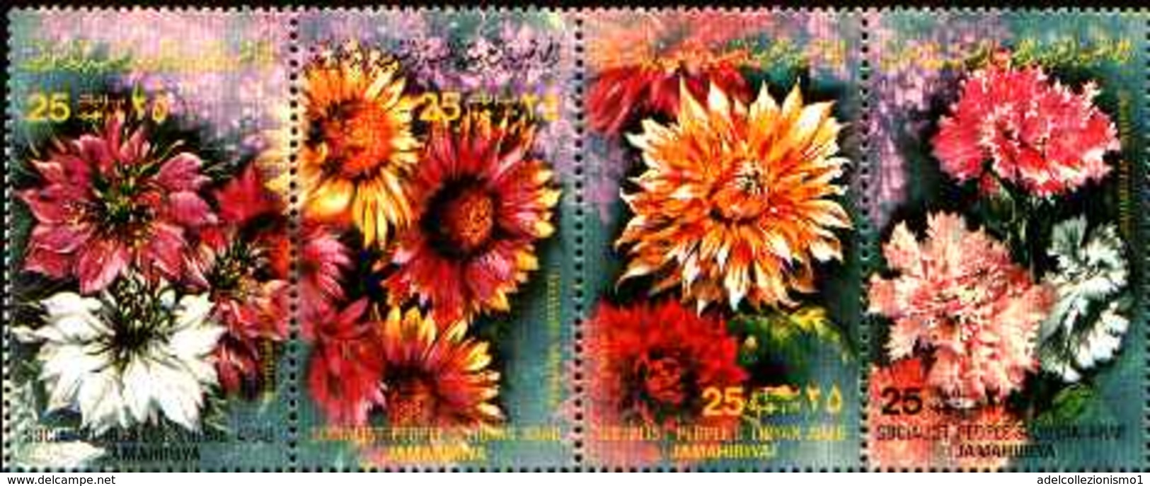 72004 ) LOTTO FRANCOBOLLI DELLA LIBIA - MNH**FIORI-1983-N.1086-101 - Libye