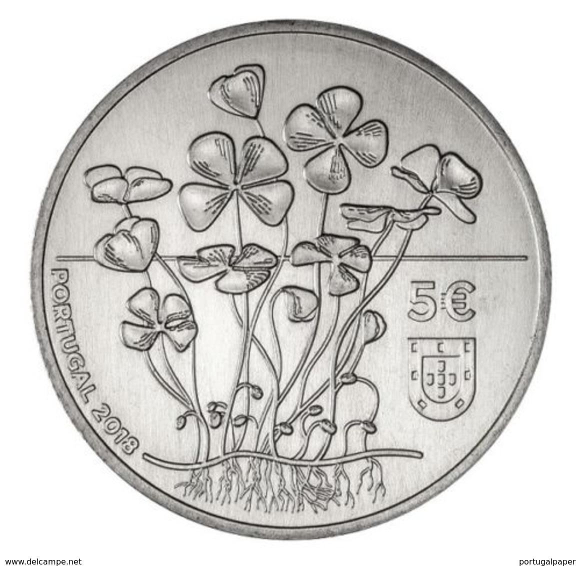 Portugal 5euro - Trevo - 2018 Nova - Portugal