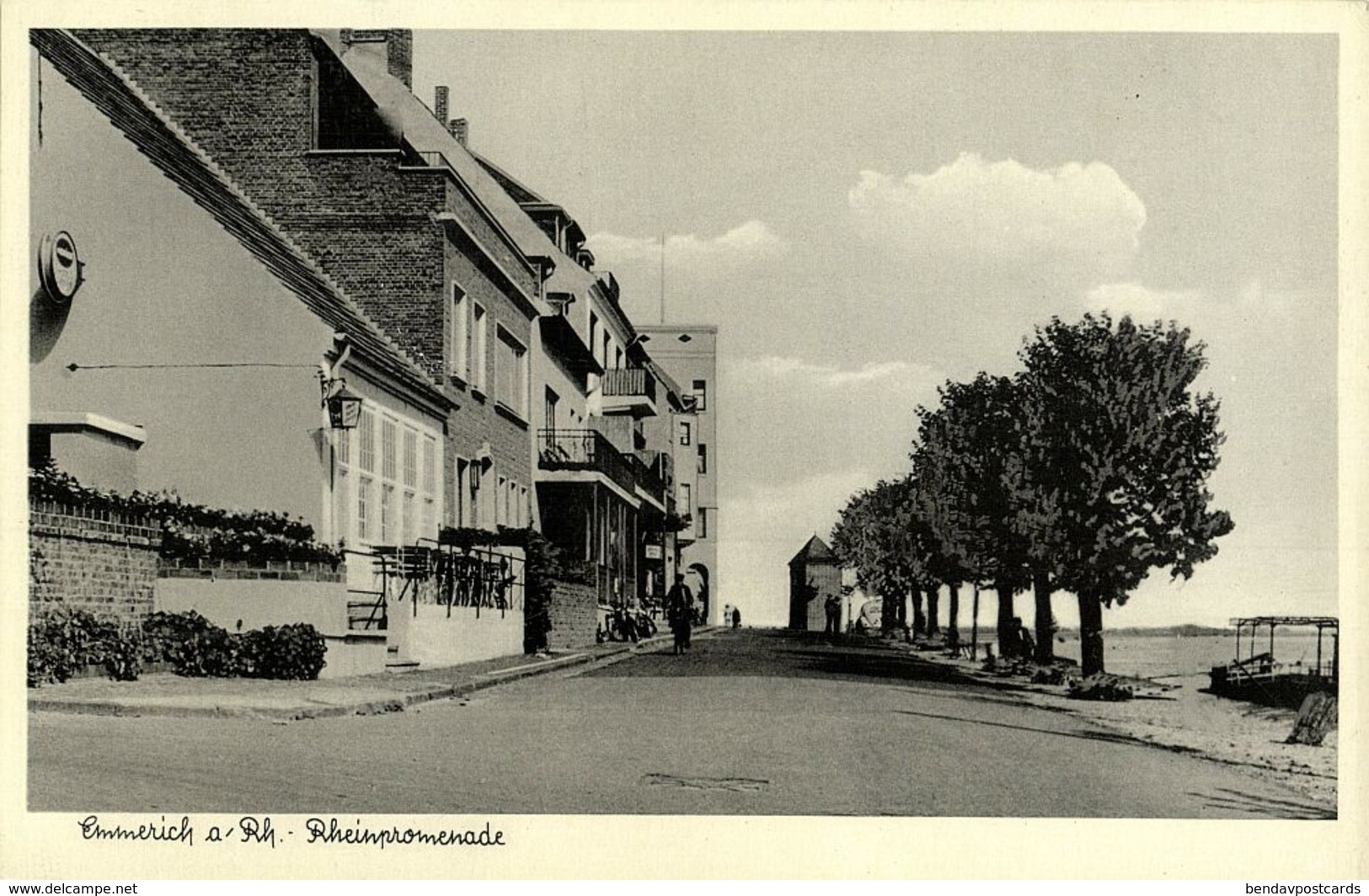 EMMERICH, Rheinpromenade (1930s) AK - Emmerich
