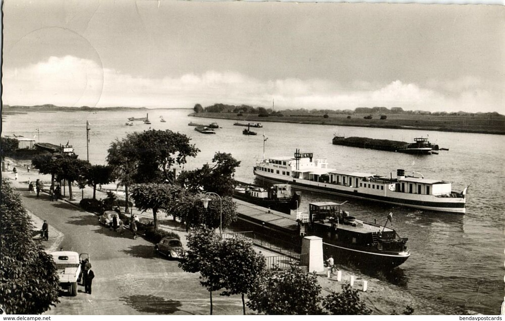 EMMERICH An Rhein, Rhein Mit Bote (1957) AK - Emmerich