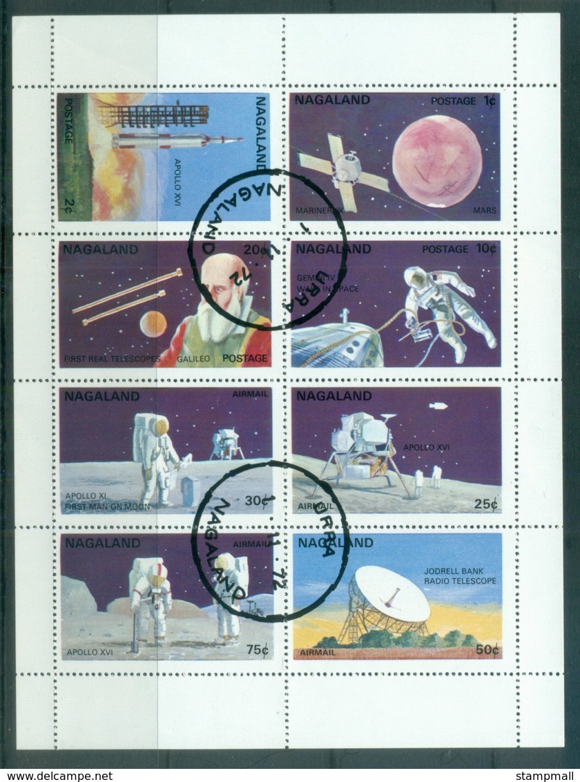 Dhufar 1972 Space Achievements MS CTO - Otros & Sin Clasificación