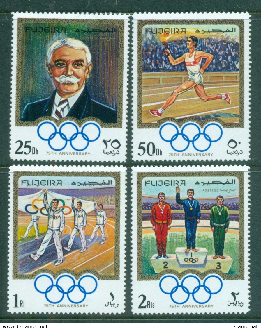 Fujeira 1970 Summer Olympics 75th Anniv. MUH Lot84412 - Fujeira