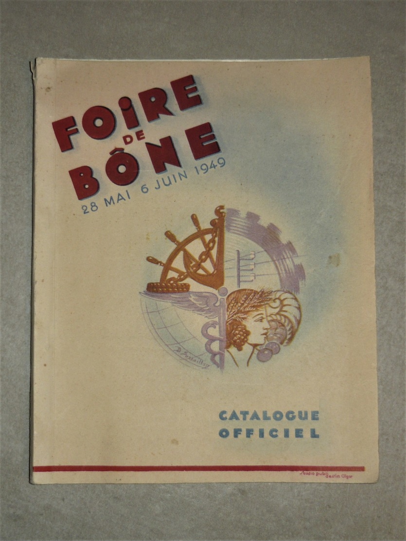 ALGER 1949 Foire De BONE Programme Catalogue Pub Tracteur Renault Ferguson MAP & Divers - Société Algérienne MAMICO ... - Programmi