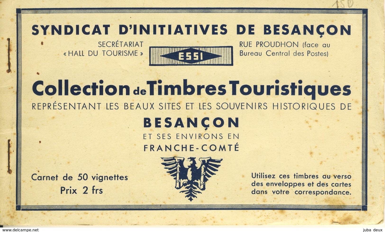 Besançon Et Franche - Comté . 50 Timbres Touristiques . Collection Complète . SUPERBES COLORIS . - Tourism (Labels)