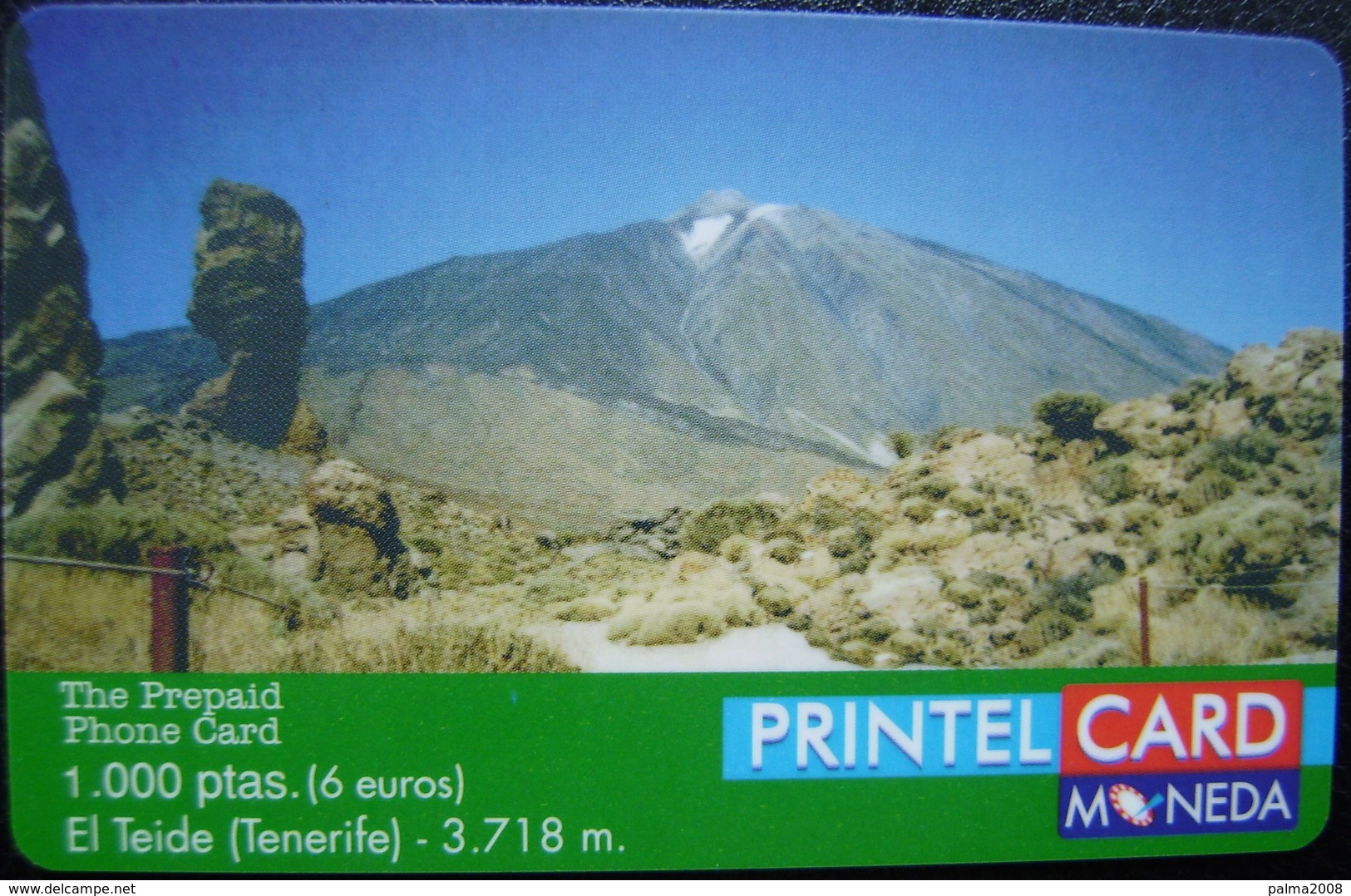 PREPAGO - PRINTEL CARD -NUEVA - EL TEIDE TENERIFE -TIRADA 1250 EJEMP. - A792 - Other & Unclassified