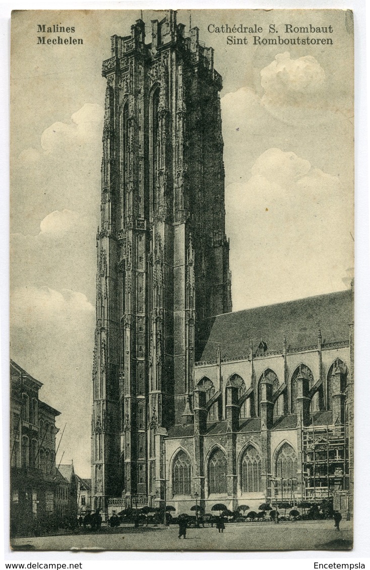 CPA - Carte Postale - Belgique - Malines - Cathédrale Saint Rombaut - 1923 ( SV5541 ) - Machelen