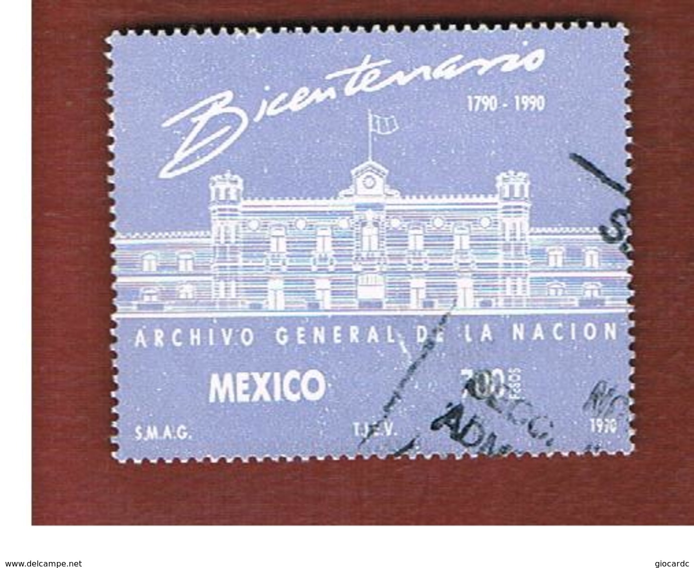 MESSICO (MEXICO) -  SG 1954  - 1990    NATIONAL ARCHIVE -  USED° - Messico