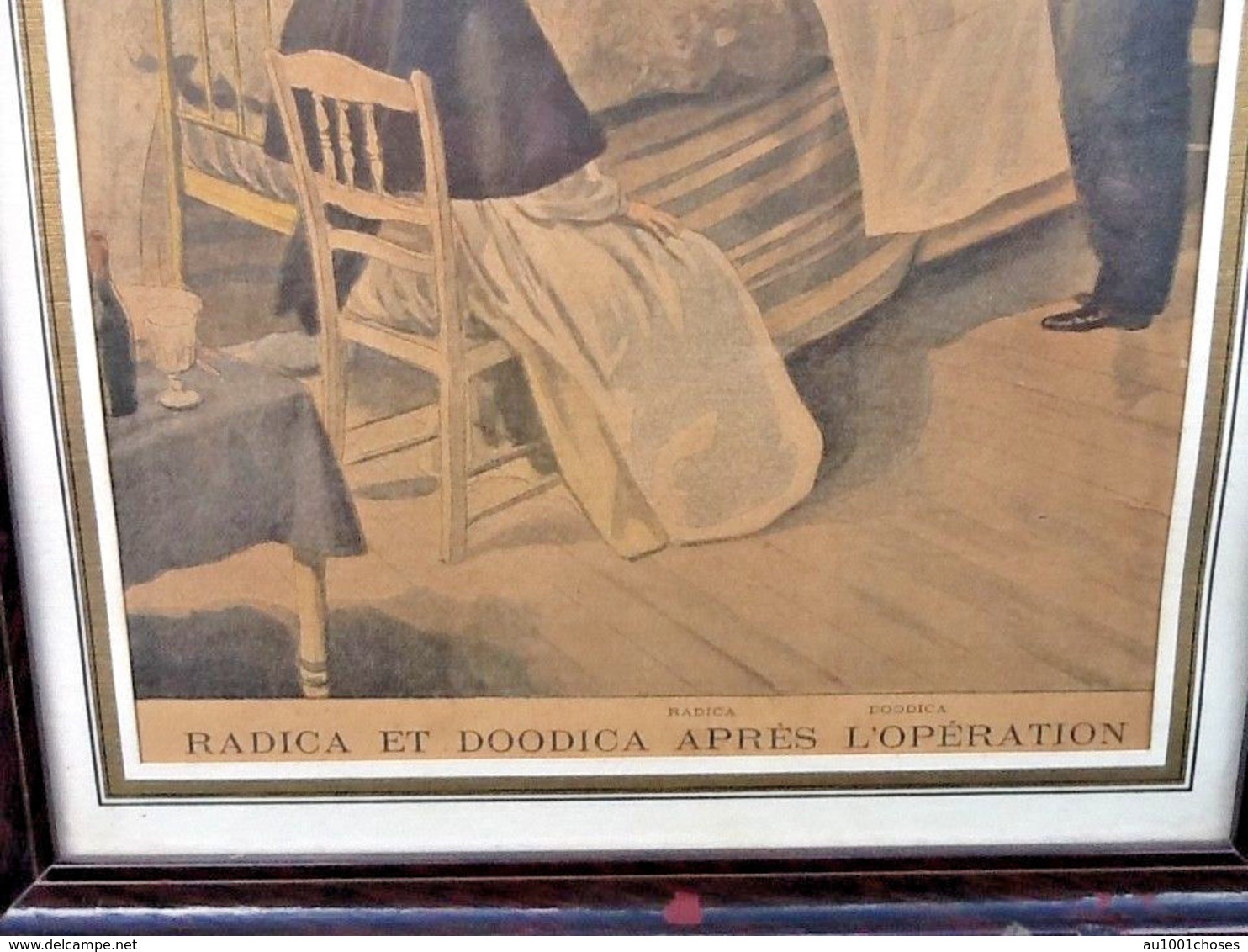 Llustration Du 2 Mars1902 Radica Et Doodica Après L' Opération  Le 9 Février 1902 Les Soeurs Siamoises Séparées Par Le C - Tapis & Tapisserie