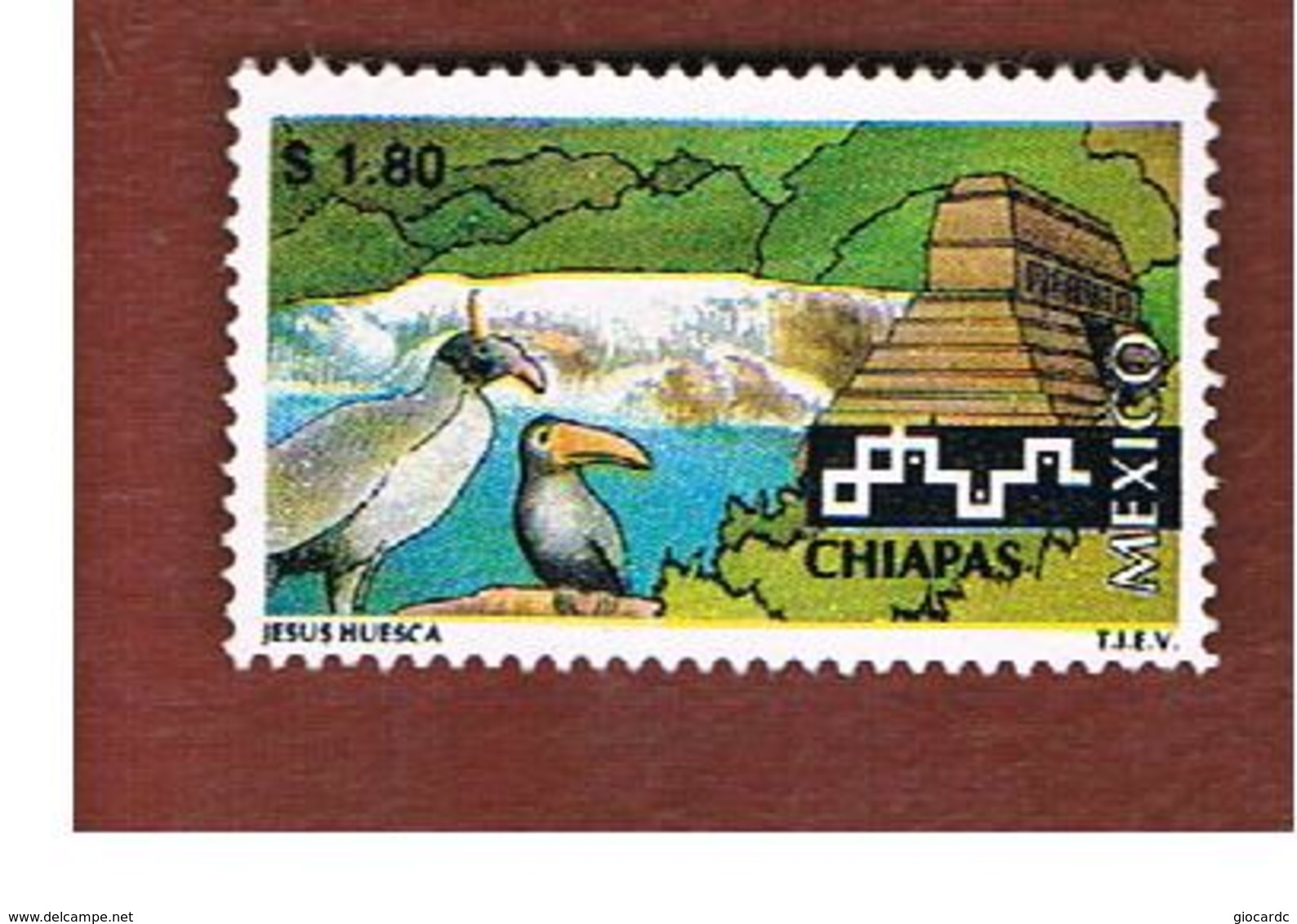 MESSICO (MEXICO) -  SG 2411  - 1997  TOURISM: CHIAPAS                         -  USED° - Messico