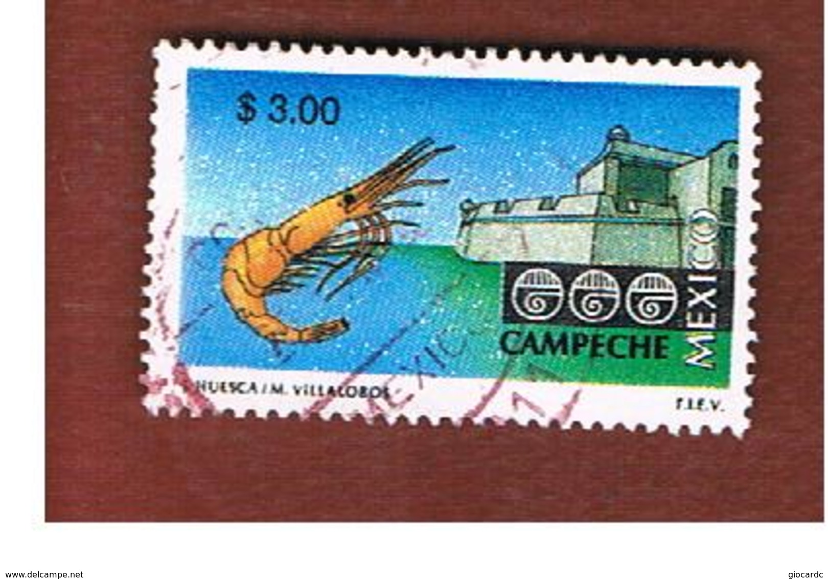 MESSICO (MEXICO) -  SG 2418  - 1997  TOURISM: CAMPECHE                       -  USED° - Messico