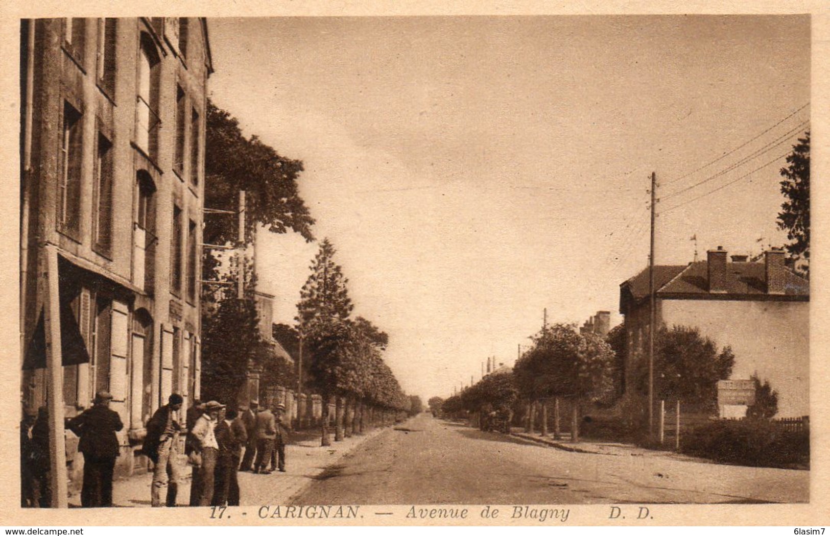 CPA - CARIGNAN (08) - Aspect De L'avenue De Blagny Dans Les Années 20 / 30 - Other & Unclassified