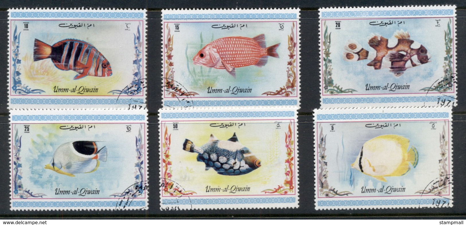 Umm Al Qiwain 1972 Tropical Fish CTO - Umm Al-Qaiwain