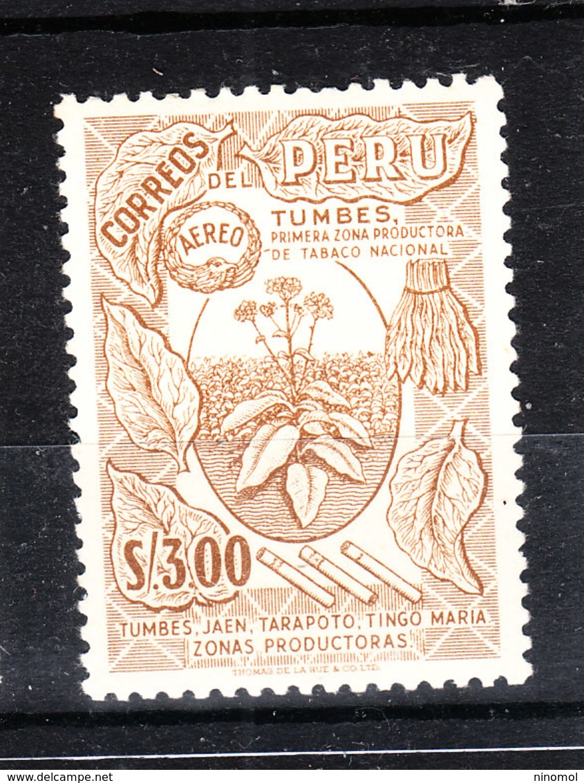 Perù  -  1953. Coltura Del Tabacco. Tobacco Culture. MNH - Agricoltura