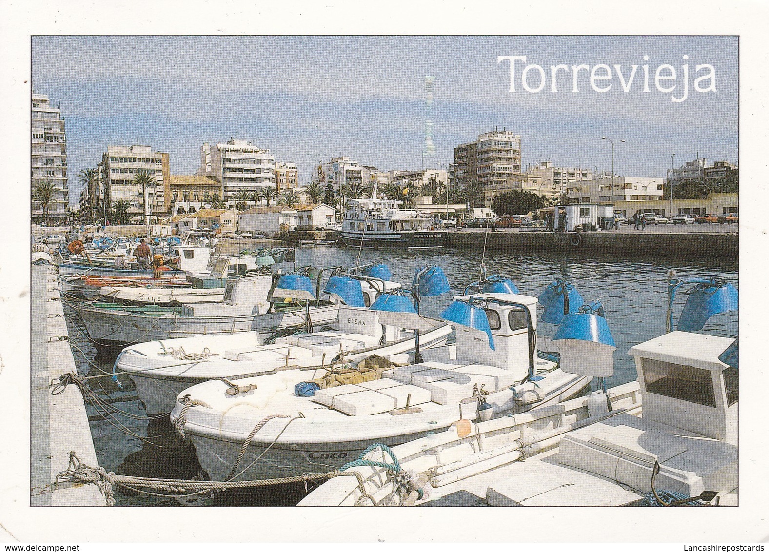 Postcard Torrevieja Alicante Boats In Marina / Harbour PU 1997 My Ref  B23059 - Other & Unclassified