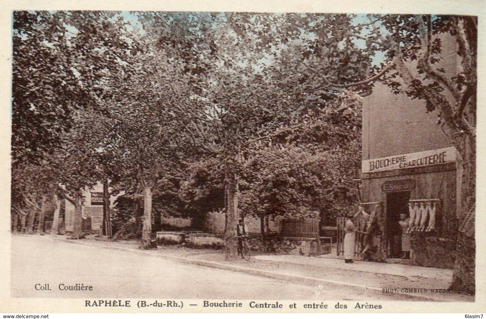 CPA - RAPHELE (13) - Aspect De La Boucherie Centrale Et L'entrée Des Arènes Dans Les Années 30 - Otros & Sin Clasificación