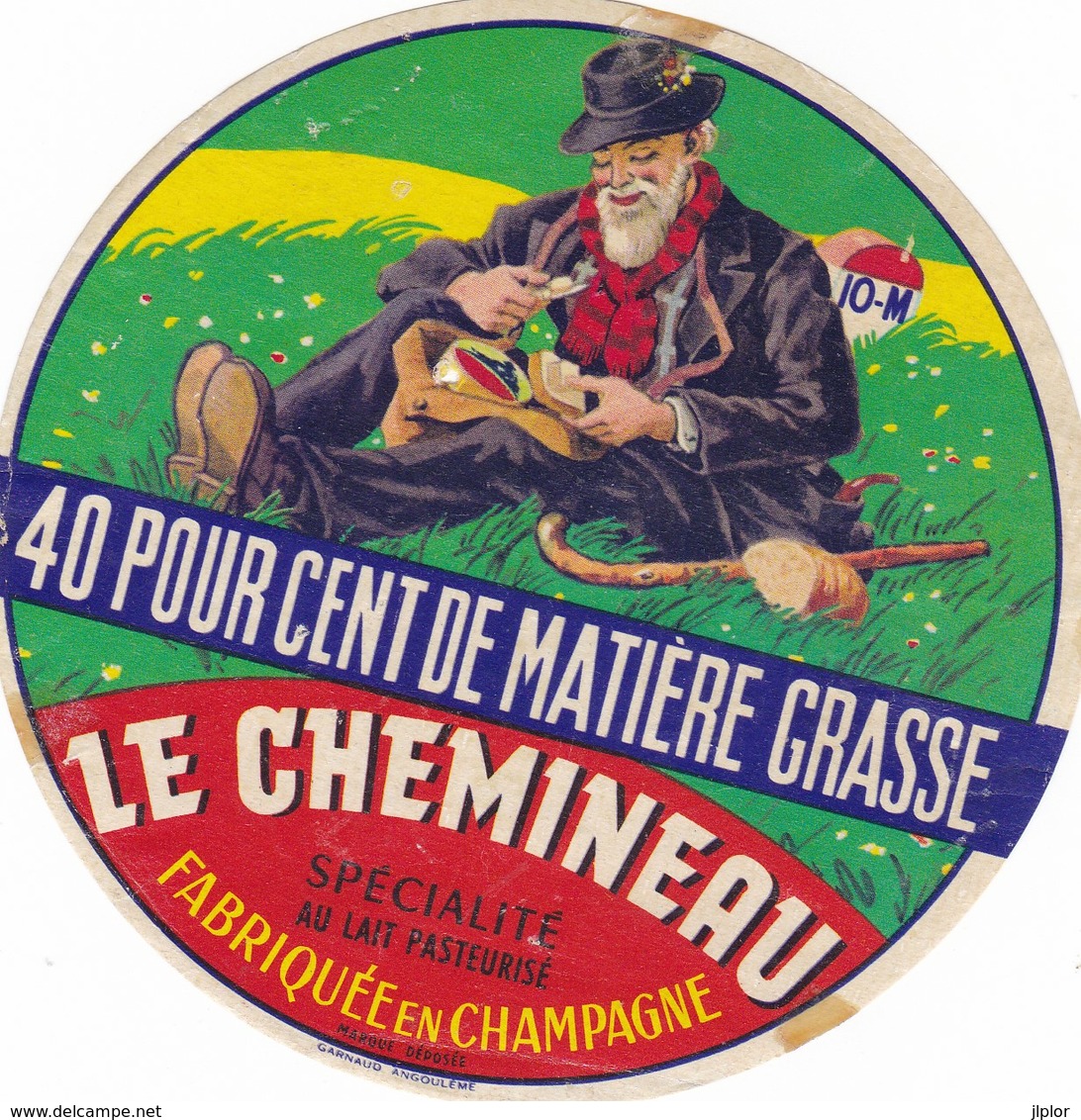 ETIQUETTE FROMAGE CAMEMBERT -  LE CHEMINEAU -  Fab En CHAMPAGNE  AUBE  10-M - Cheese