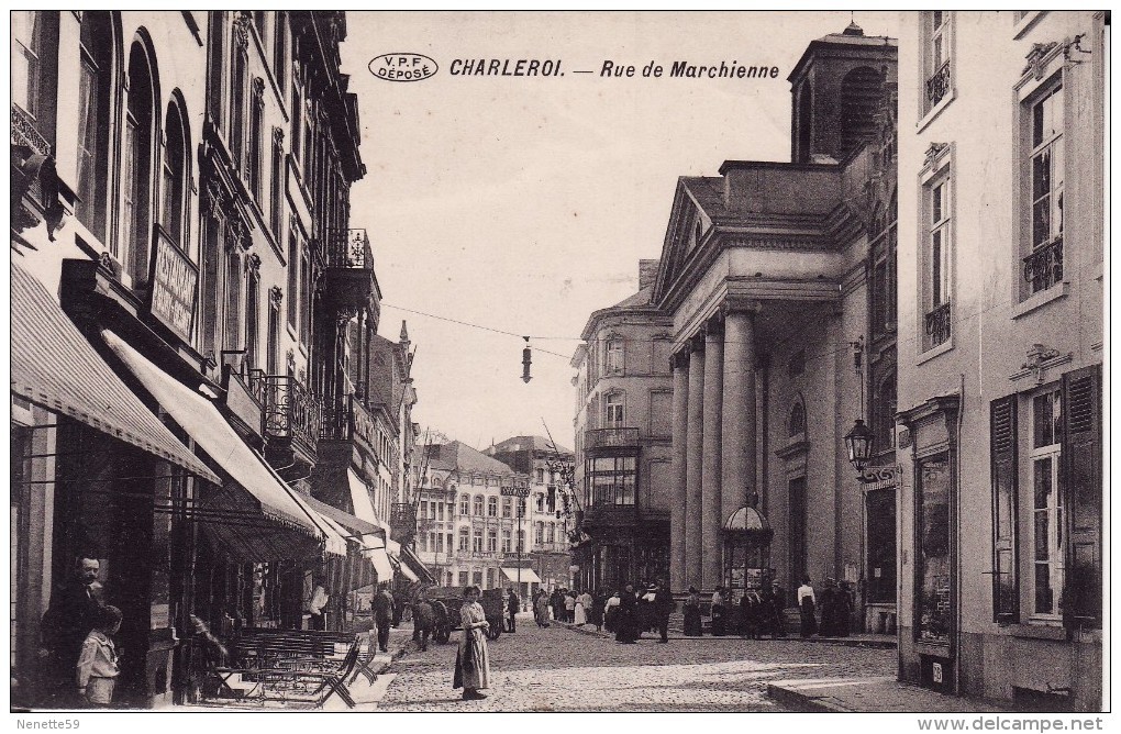 CHARLEROI -- Rue De Marchienne + Commerces + Belle Animation - Charleroi