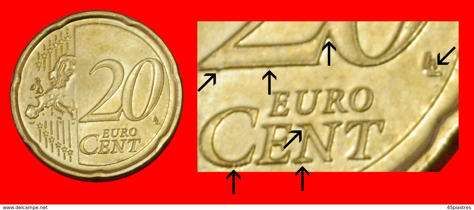 # RUDE DIES FROM FINLAND: CYPRUS ★ 20 CENT 2008 MINT LUSTER! LOW START ★ NO RESERVE! - Varietà E Curiosità