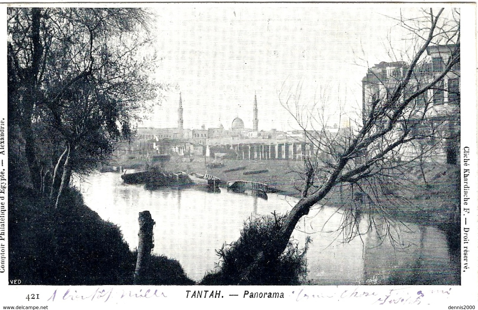 421-TANTAH -panorama - Ed. Comptoir Phil. D'Egypte - Tanta