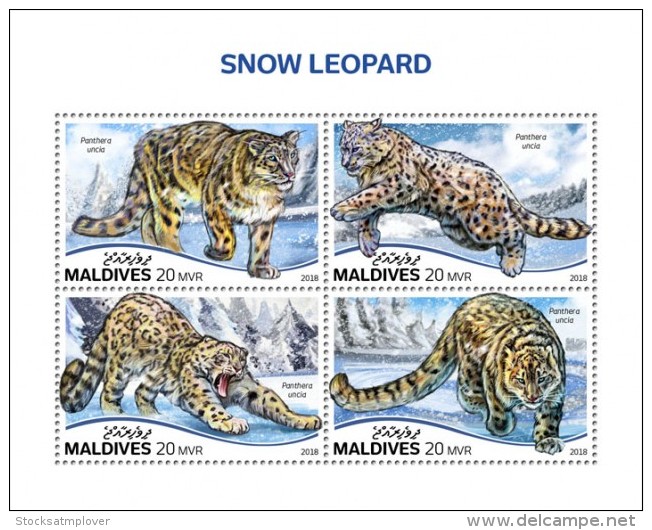 Maldives  2018  Snow Leopard   S201808 - Maldives (1965-...)