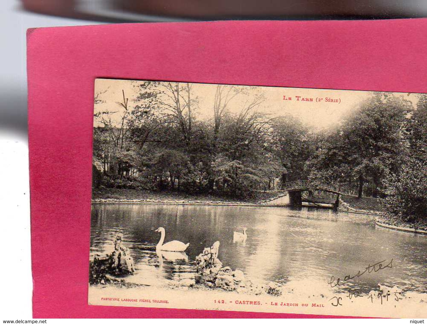 81 Tarn, Castres, Le Jardin Du Mail, 1915, (Labouche) - Castres