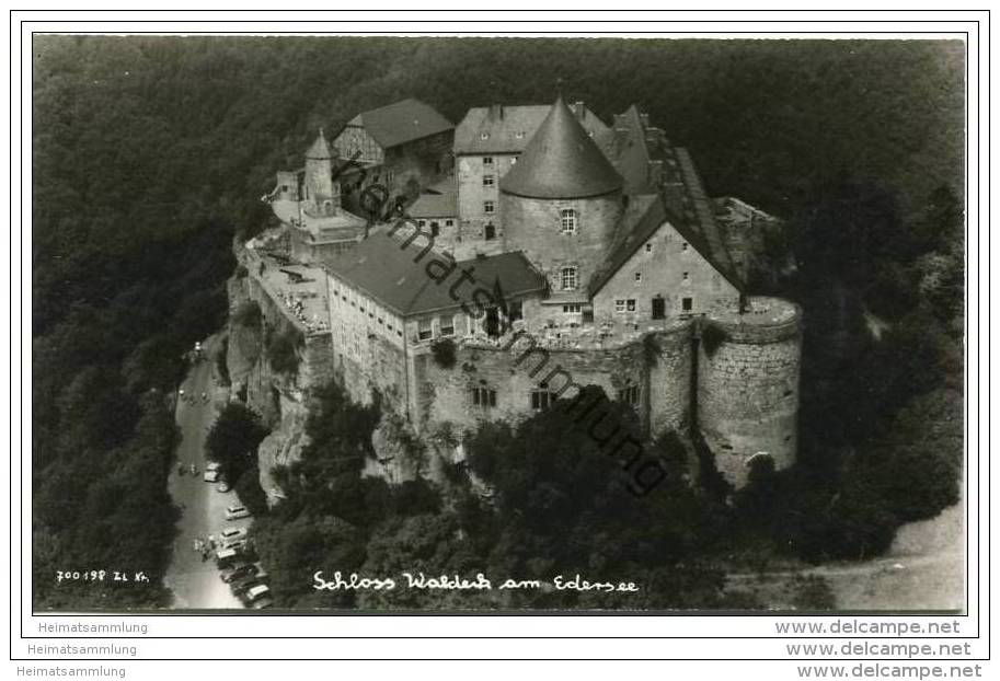 Schloss Waldeck Am Edersee - Foto-AK 60er Jahre - Edersee (Waldeck)