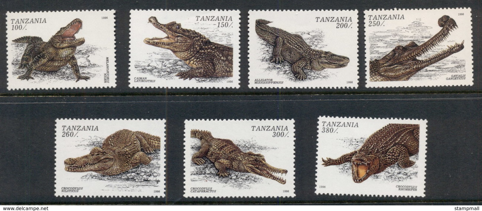 Tanzania 1996 Crocodiles MUH - Swaziland (1968-...)