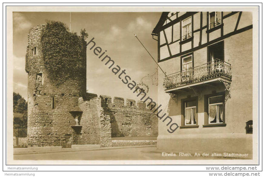 Eltville - An Der Stadtmauer - Foto-AK - Verlag Ph. Schott Eltville 1941 - Eltville