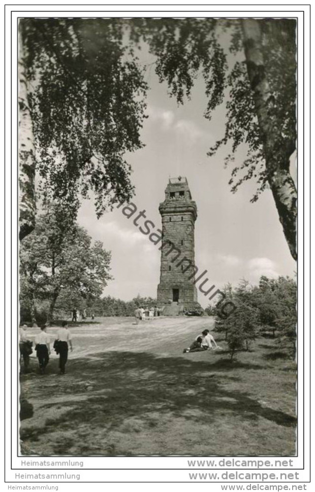 Herford - Bismarckturm - Foto-AK 50er Jahre - Herford